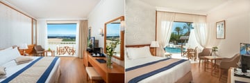 Classic Room and Superior Swim Up Room at Constantinou Bros Athena Beach Hotel