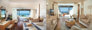 Junior Suite and One Bedroom Executive Suite at Constantinou Bros Athena Beach Hotel