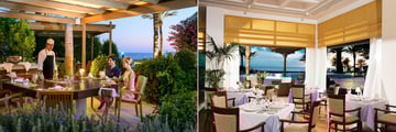 Palm Tree Restaurant and Zephyr Restaurant at Constantinou Bros Athena Beach Hotel