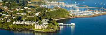 Coral Sea Resort, Airlie Beach Aerial View