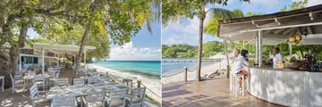 Cotton House, Mustique, Beach Cafe and Beach Bar
