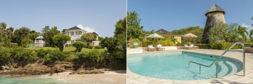 Cotton House, Mustique, Exterior, Beach, Cotton Mill Museum and Pool