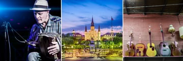 Country Music Concert, St. Louis Cathedral & New Orleans' Music Scene