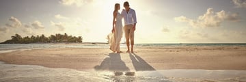 Maldives beach wedding