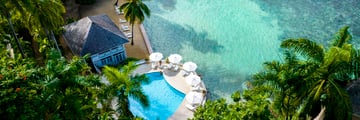 Couples Sans Souci mineral pool