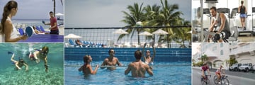 Cozumel Palace, Ping Pong, Water Volleyball, Fitness Room, Cycling and Snorkeling