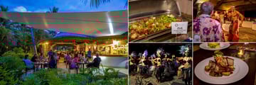 Crown Beach Resort & Spa, Oceans Restaurant & Bar With Some Dining Options and Entertainment