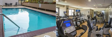 Lap Pool and Fitness Centre at Crowne Plaza Los Angeles Airport