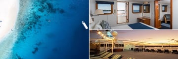 Cruise Ship aerial view & interiors