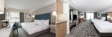 Crystal King Room and Deluxe Queen Studio at Crystal Lodge