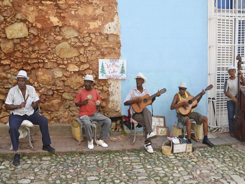 Cuban street musicians