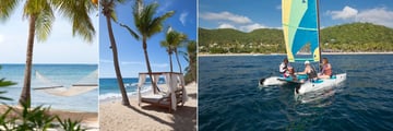 Hammock Time, Beach Cabana and Watersports at Curtain Bluff