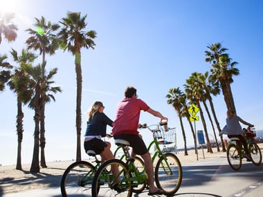 Cycling the South Bay Bike Trail in Santa Monica