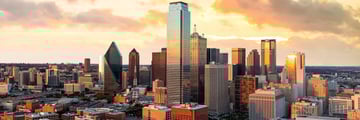 Dallas cityscape, Texas