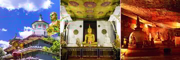 Dambulla Temple, Temple of the Sacred Tooth & Dambulla Caves
