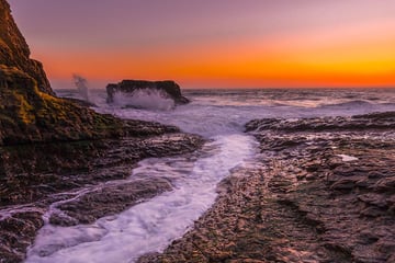 Davenport Beach, near San Francisco