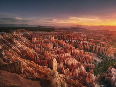 Dawn over Bryce Canyon National Park