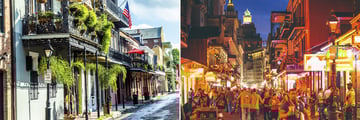 Georgia and New Orleans
