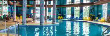 Indoor pool at Deerhurst Resort