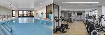 Indoor Pool and Fitness Centre at Delta Calgary Downtown