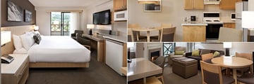 King Guest Room, Two Bedroom Kitchenette and One Bedroom Suite Dining and Living Area at Delta Hotels by Marriott Whistler Village Suites