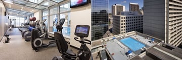 Fitness Centre and Rooftop Pool at Delta Hotels by Marriott Winnipeg