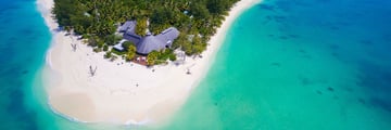 Denis Private, Island Aerial View
