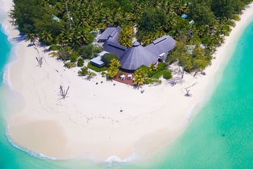 Denis Private, Island Aerial View