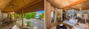 Denis Private Island beach cottage and beach villa