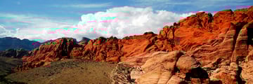 Desert view in Nevada