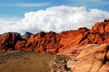 Desert view in Nevada