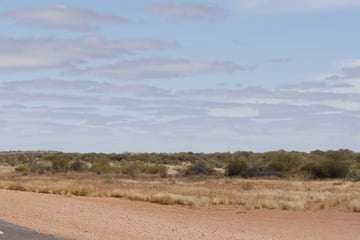 Desert road near Alice Springs