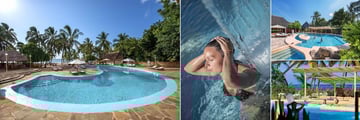 Main Pool and Mvua African Rain Spa Pool at Diamonds Malindi