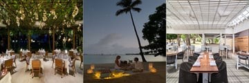 Rhodes Restaurant, Private dining and The Beach Club at Calabash Hotel