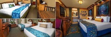 Bedrooms at Disney's Port Orleans Resort - Riverside