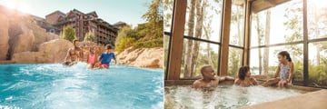 Pool and Jacuzzi at Disney's Wilderness Lodge