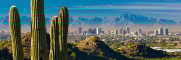 Distant view of Phoenix