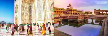 taj mahal and fatehpur sikri