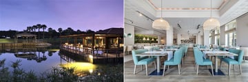 Makris on the Lake and Topos Restaurant at Domes Lake Algarve
