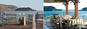 Breeze Beach Lounge and Tholos Restaurant at Domes of Elounda