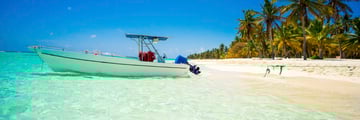 Beautiful beaches in the Dominican Republic