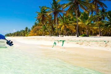 Beautiful beaches in the Dominican Republic