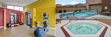 Gym, Pool and Hot Tub at Doubletree by Hilton Hotel Kamloops