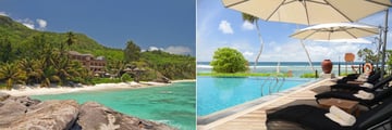DoubleTree by Hilton Seychelles Allamanda Resort & Spa, Resort View, Sunbeds and Infinity Pool