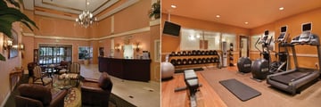 Lobby and Fitness Centre at DoubleTree Suites by Hilton Naples 