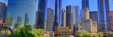 Contemporary architecture in Downtown Chicago