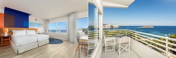 Beautiful rooms at The family pool at Dreams Calvia Resort & Spa