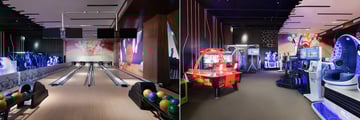 Bowling alley and arcade