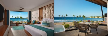 Suite in a resort with ocean views