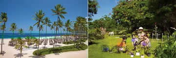 The beach and kids club at Dreams Royal Beach Punta Cana